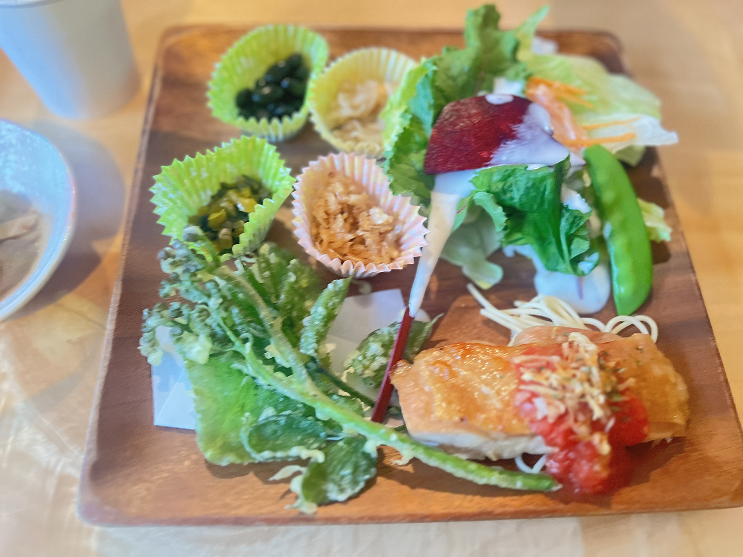 白駒荘の料理プレート
