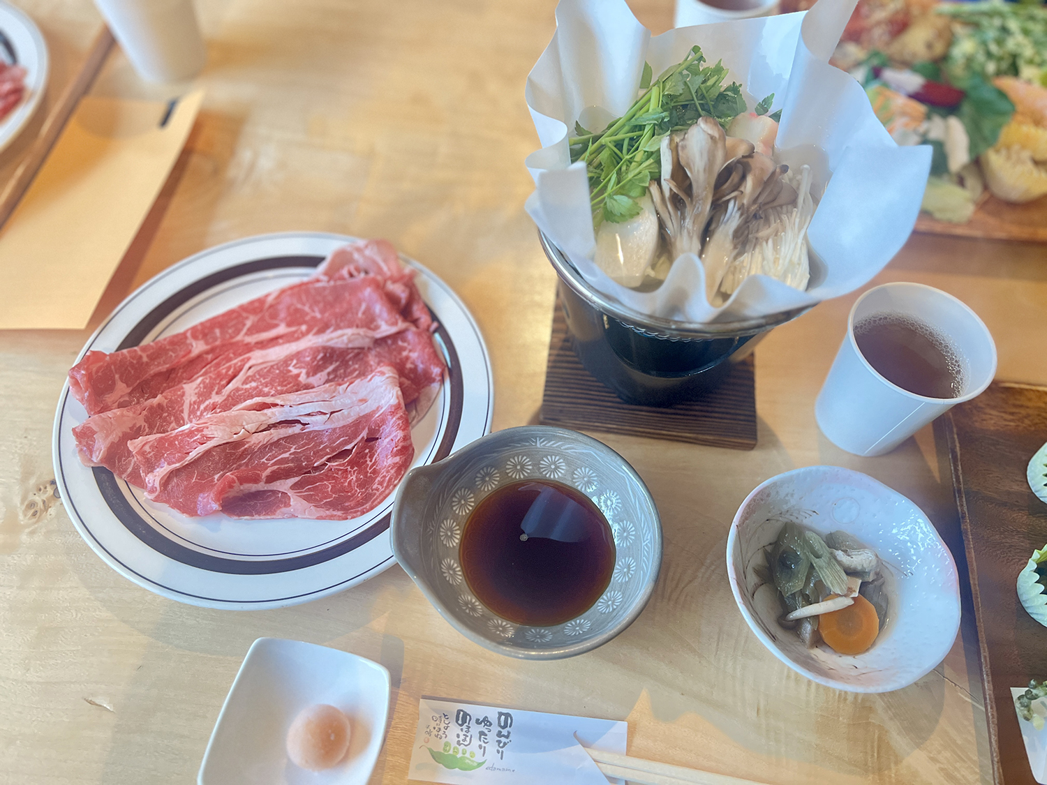 白駒荘の夕食
